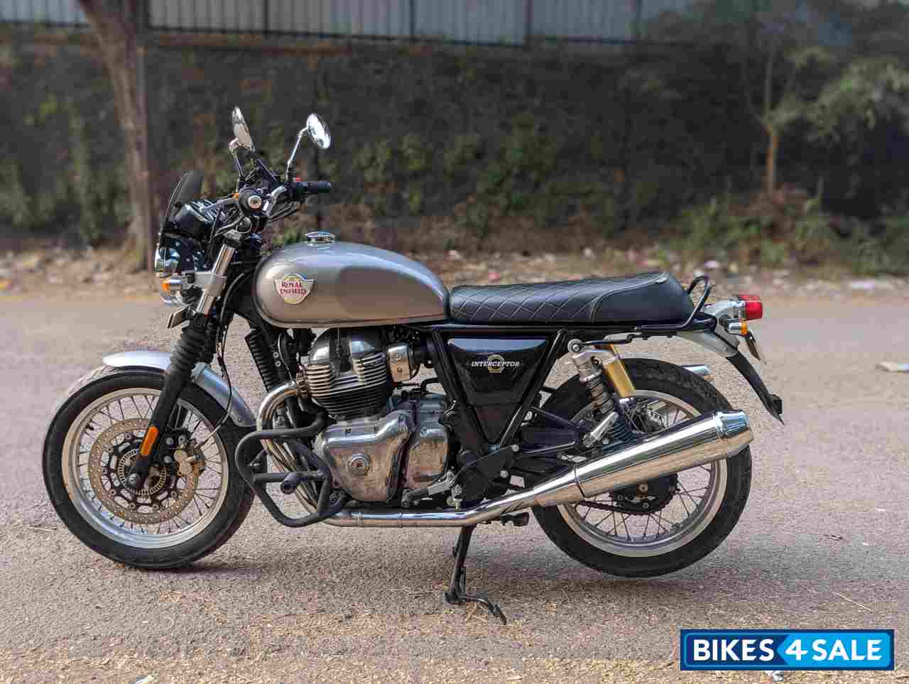 Silver Spectrum Royal Enfield Interceptor 650 Twin