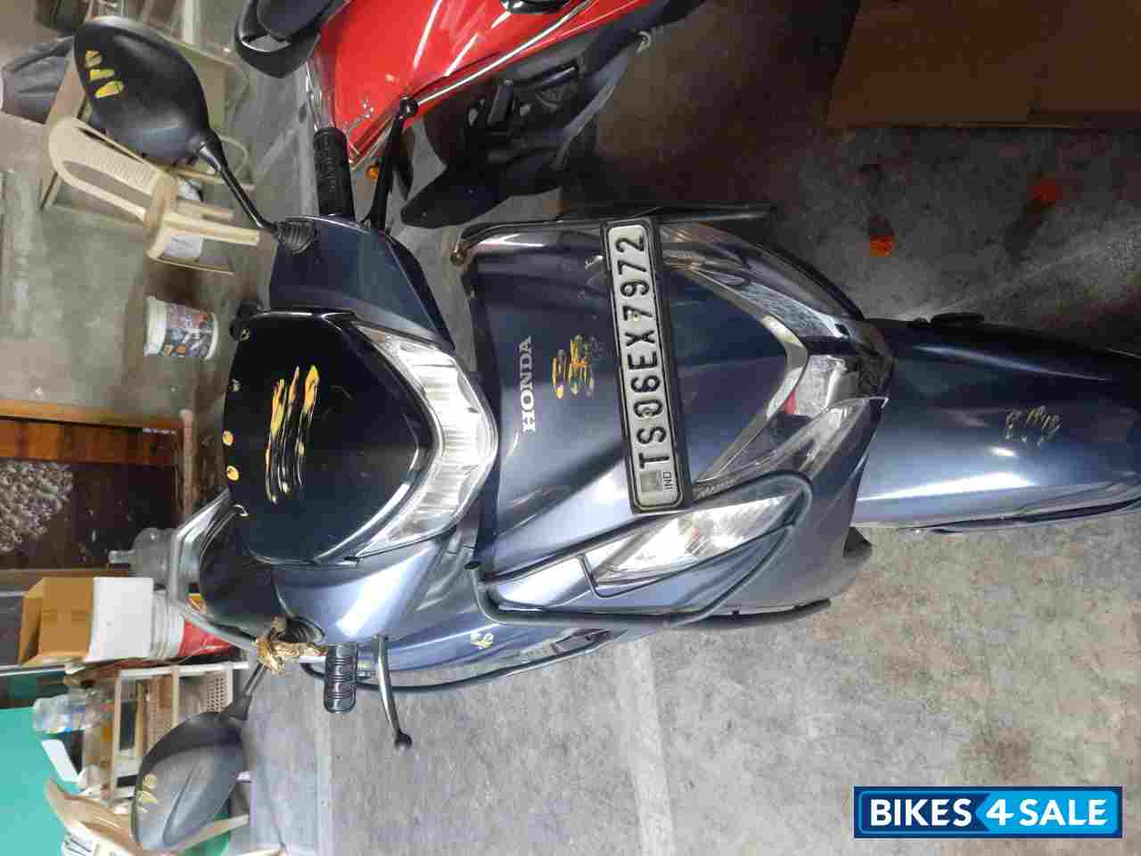 Blue Honda Activa 125