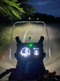 Black Yezdi Adventure Matte