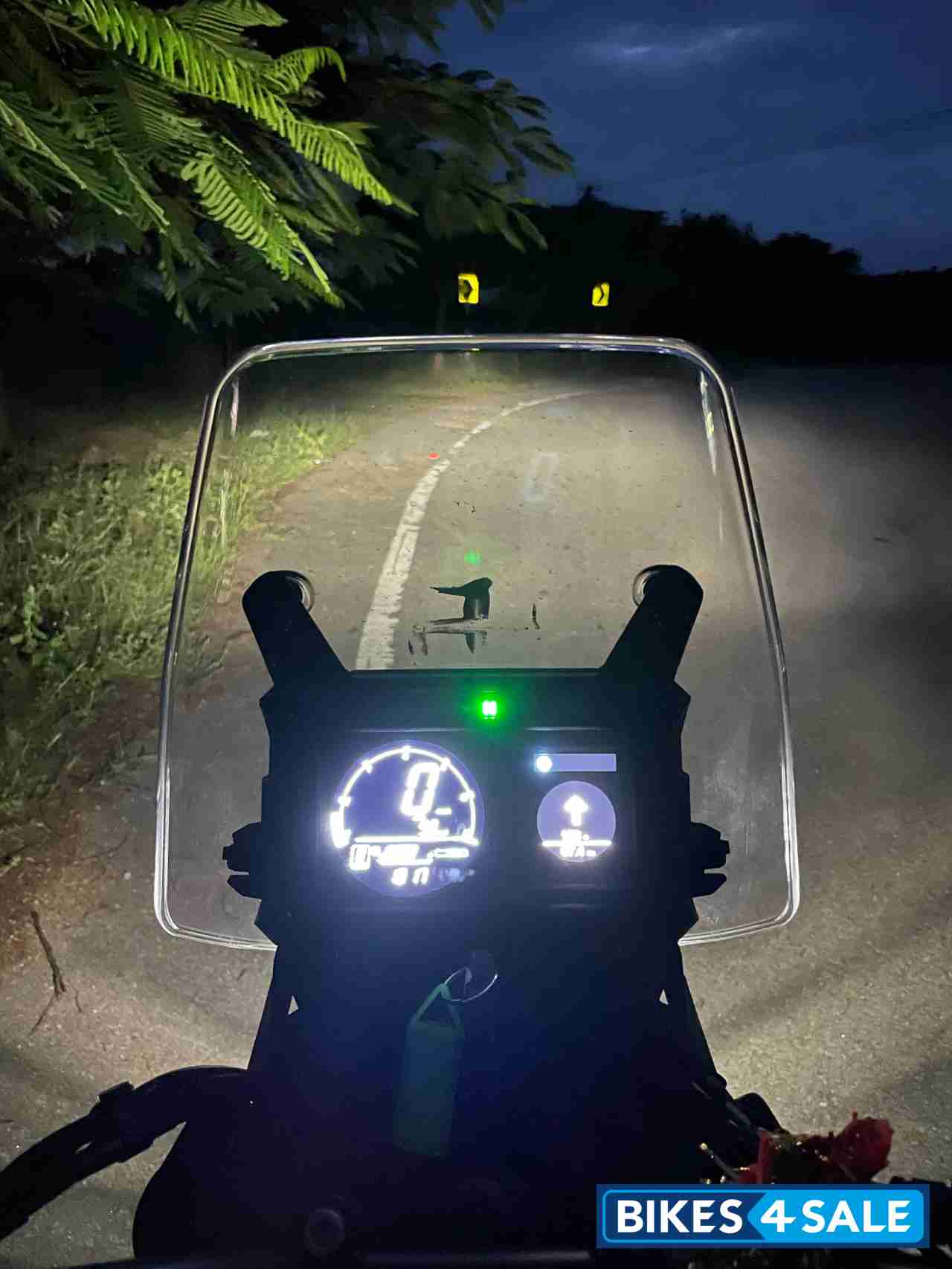 Black Yezdi Adventure Matte