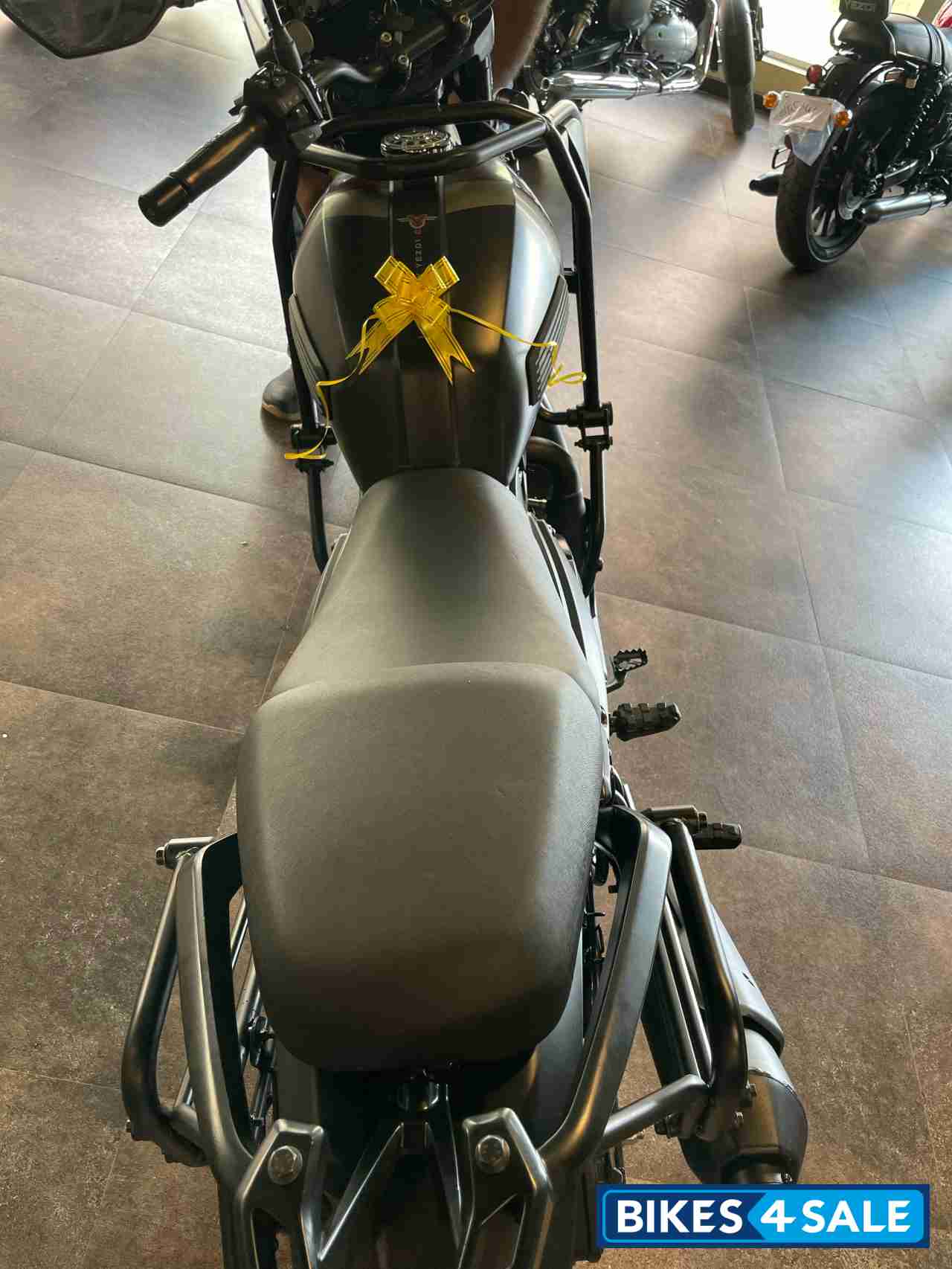 Black Yezdi Adventure Matte