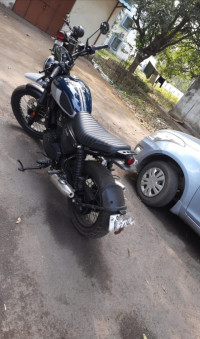 Mean Green Yezdi Scrambler Dual Tone