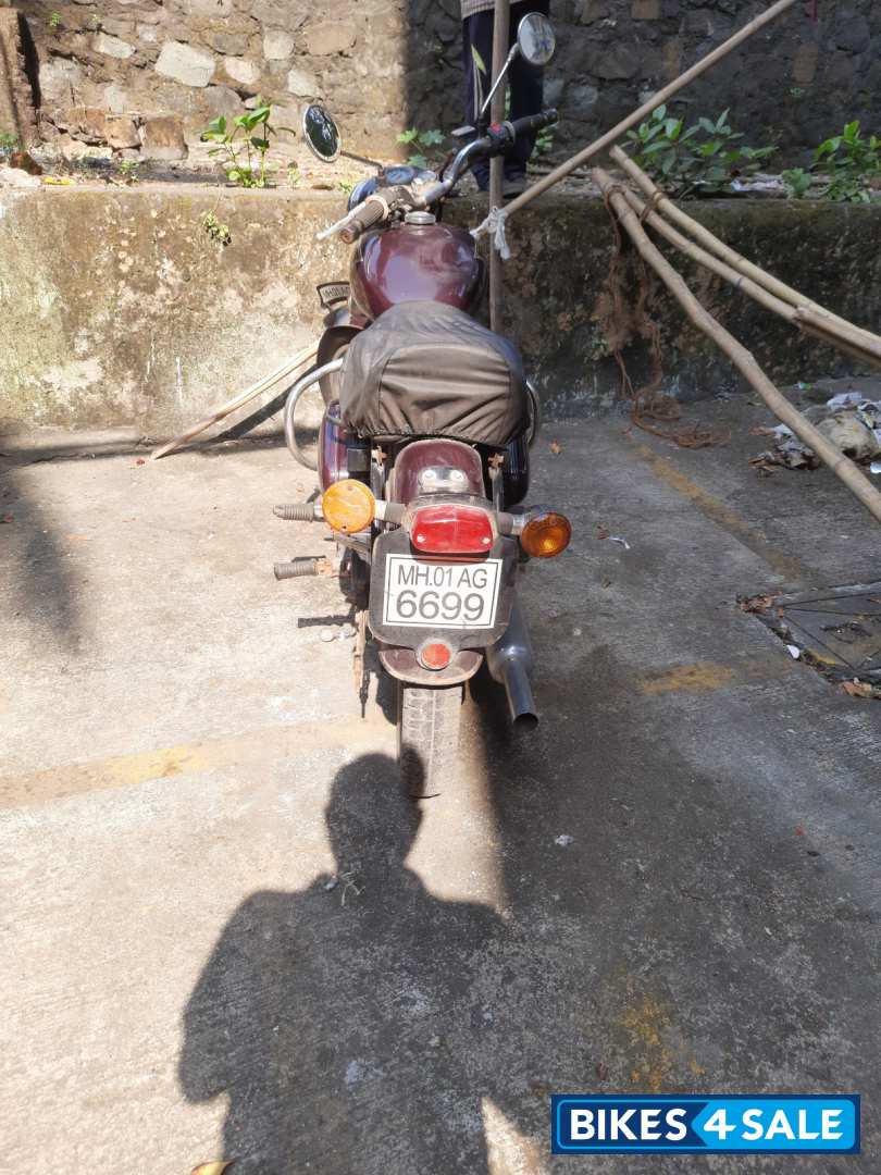 Maroon Royal Enfield Bullet Electra
