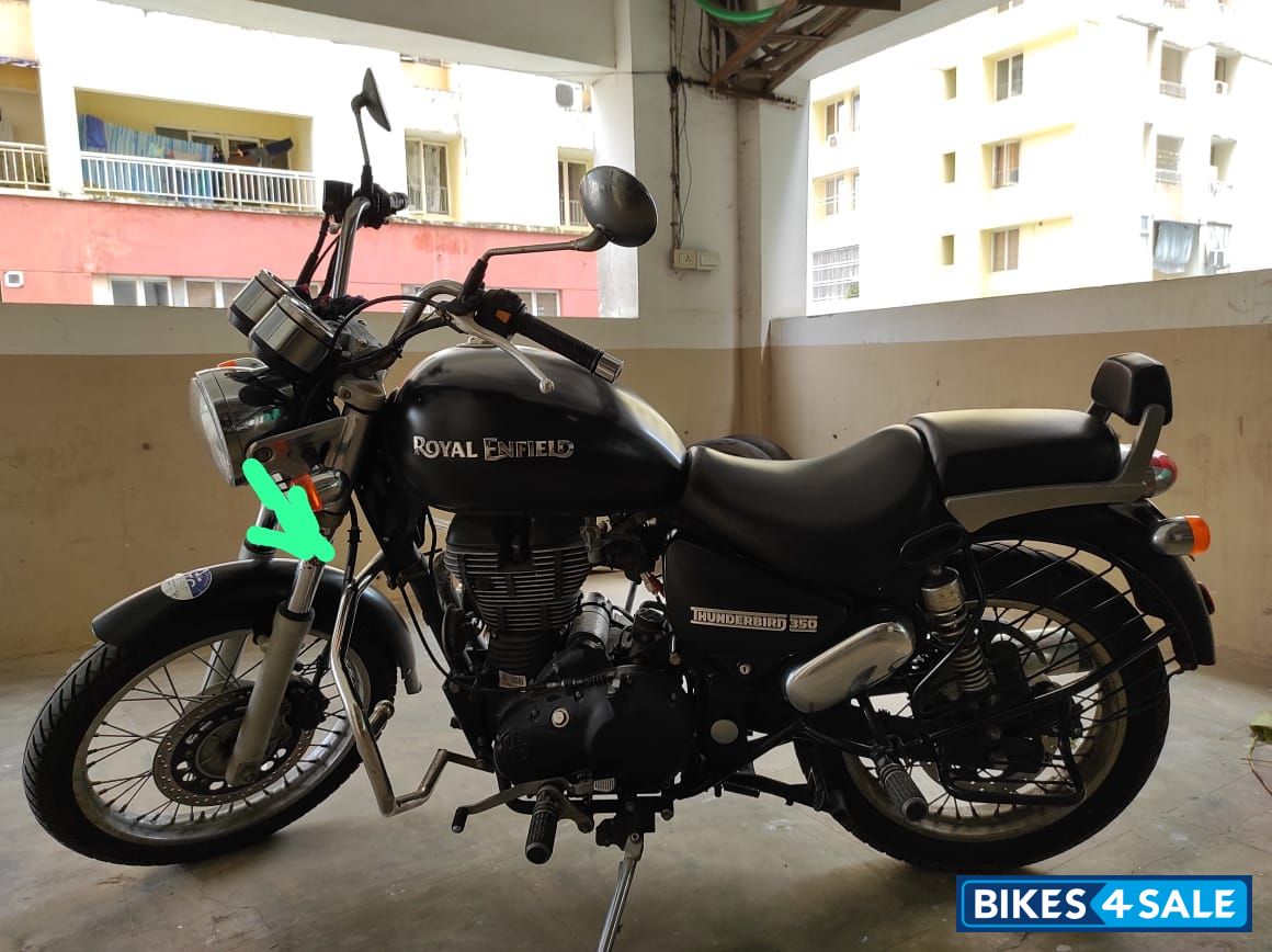 Black Matte Finish Royal Enfield Thunderbird 350