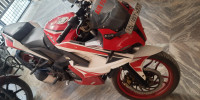 Racing Red And White Bajaj Pulsar RS 200