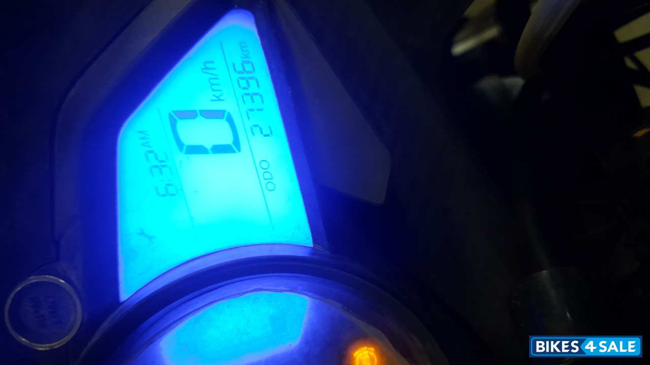 Racing Red And White Bajaj Pulsar RS 200