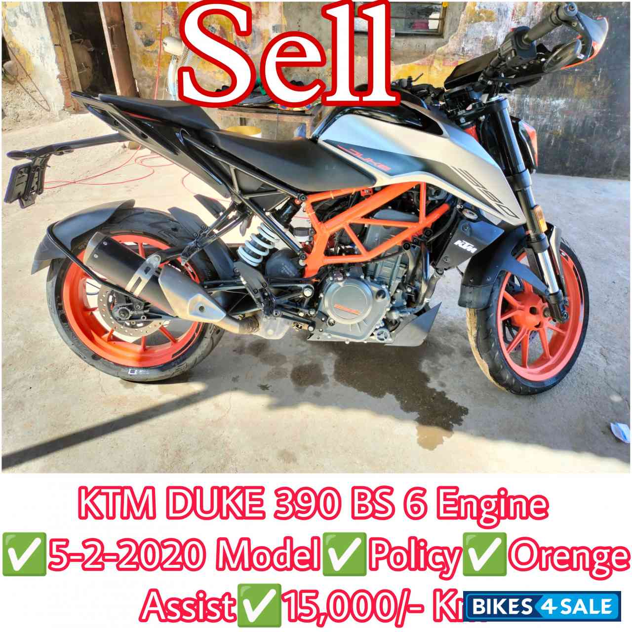 KTM Duke 390 BS6