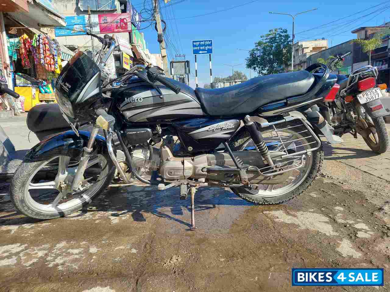 S Black Hero Splendor Pro