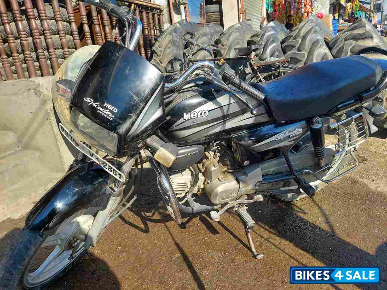 S Black Hero Splendor Pro