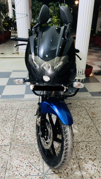 Black Blue Bajaj Pulsar 220F