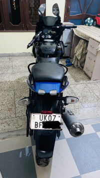 Black Blue Bajaj Pulsar 220F
