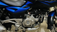 Black Blue Bajaj Pulsar 220F