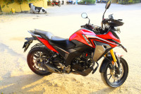 Red Black Honda CB200X