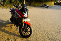 Red Black Honda CB200X