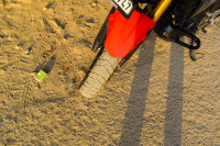 Red Black Honda CB200X