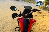 Red Black Honda CB200X
