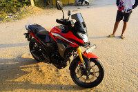 Red Black Honda CB200X