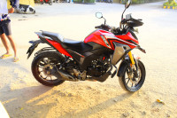 Red Black Honda CB200X