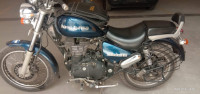 Blue Royal Enfield Thunderbird 500