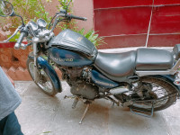 Blue Royal Enfield Thunderbird 500