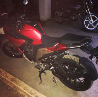 Matte Red Yamaha Fazer 25
