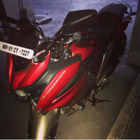 Matte Red Yamaha Fazer 25