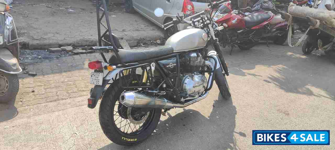 Silver Royal Enfield Interceptor 650 Twin