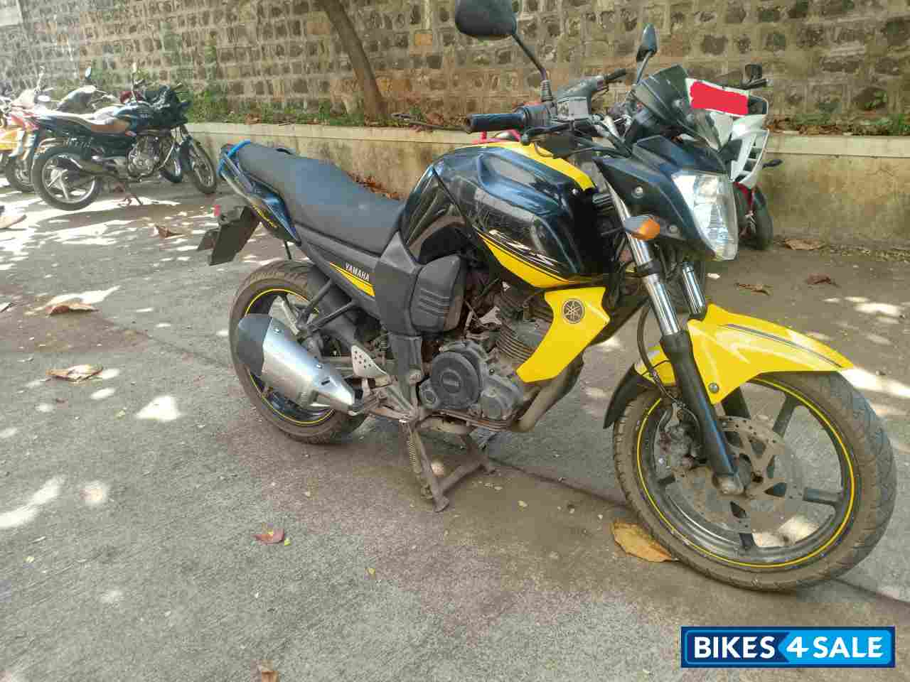 Yellow Black Yamaha FZ-S