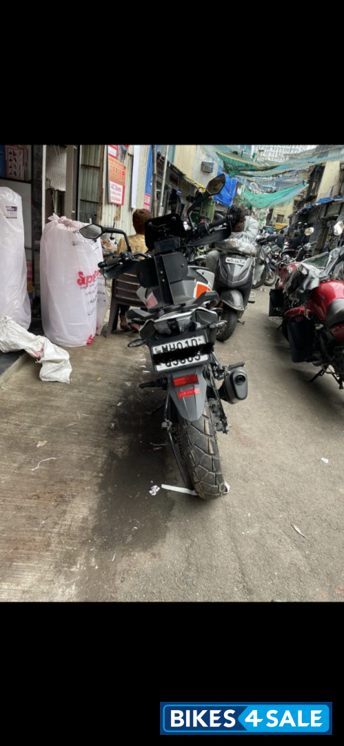 Black And Orange KTM 390 Adventure
