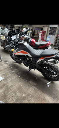 Black And Orange KTM 390 Adventure