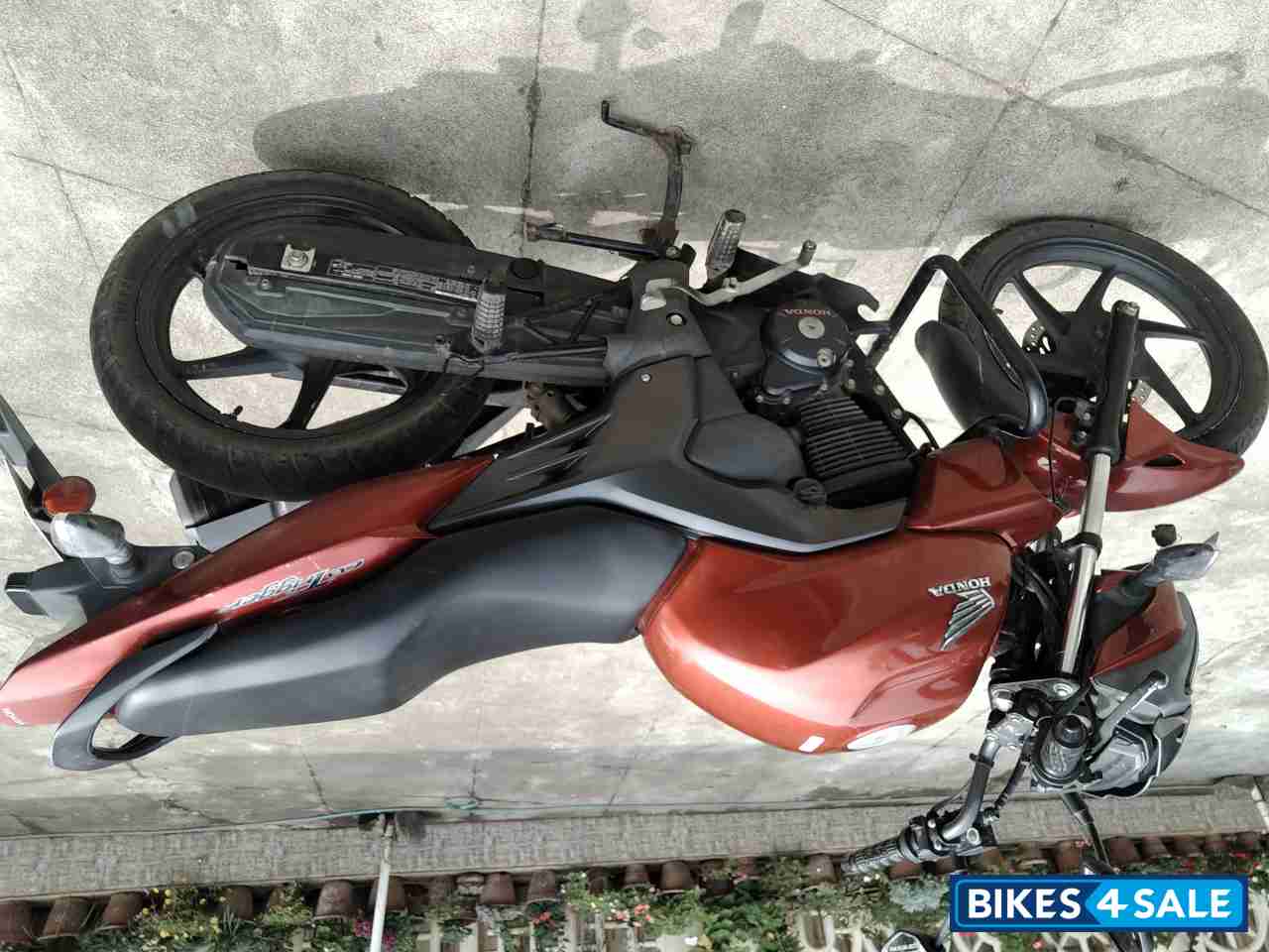 Red Honda CB Trigger