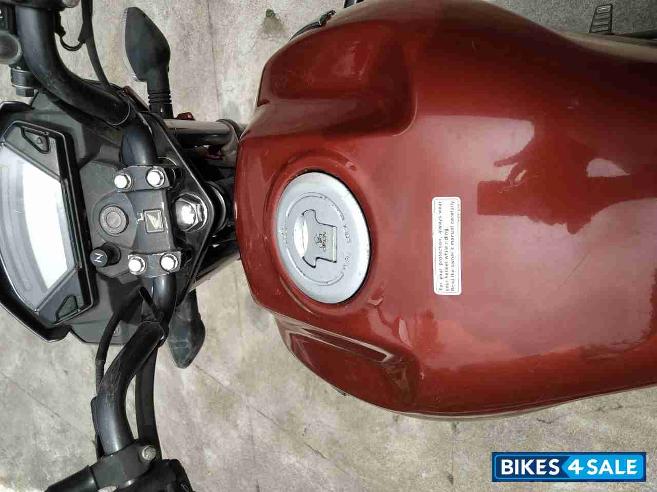 Red Honda CB Trigger