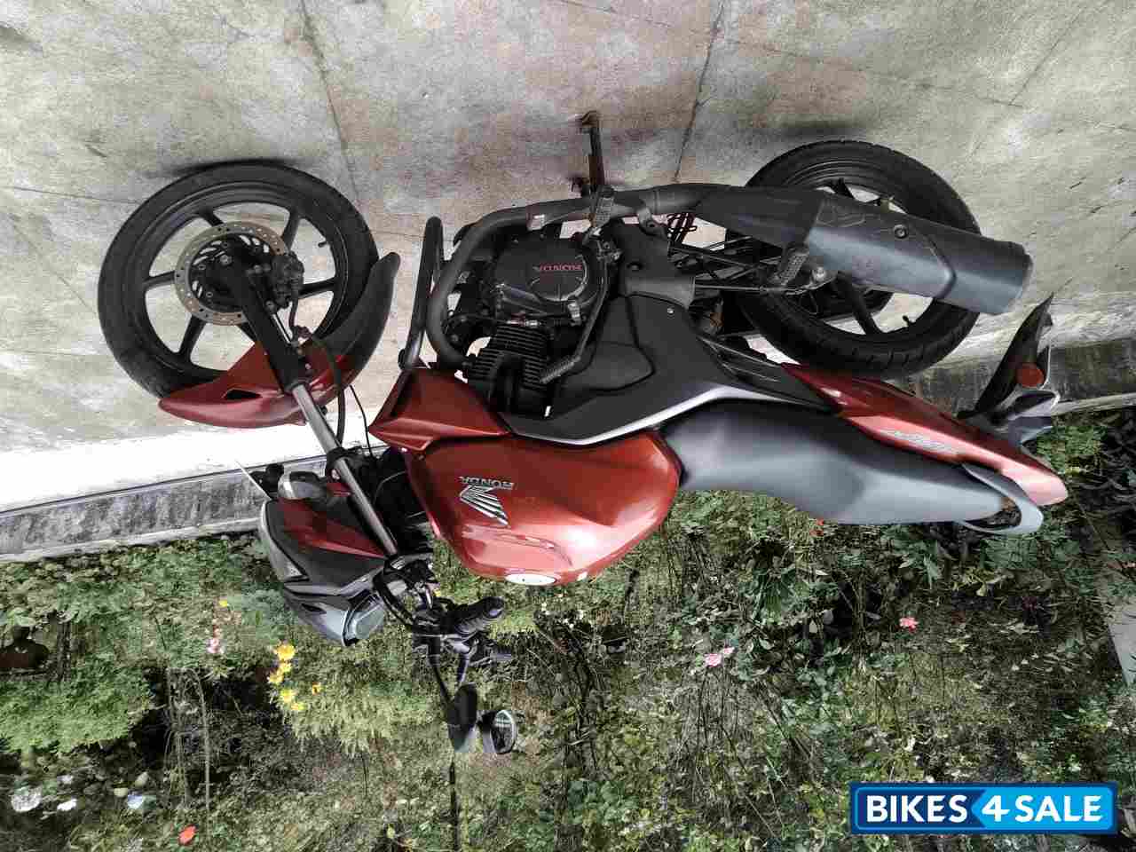 Red Honda CB Trigger