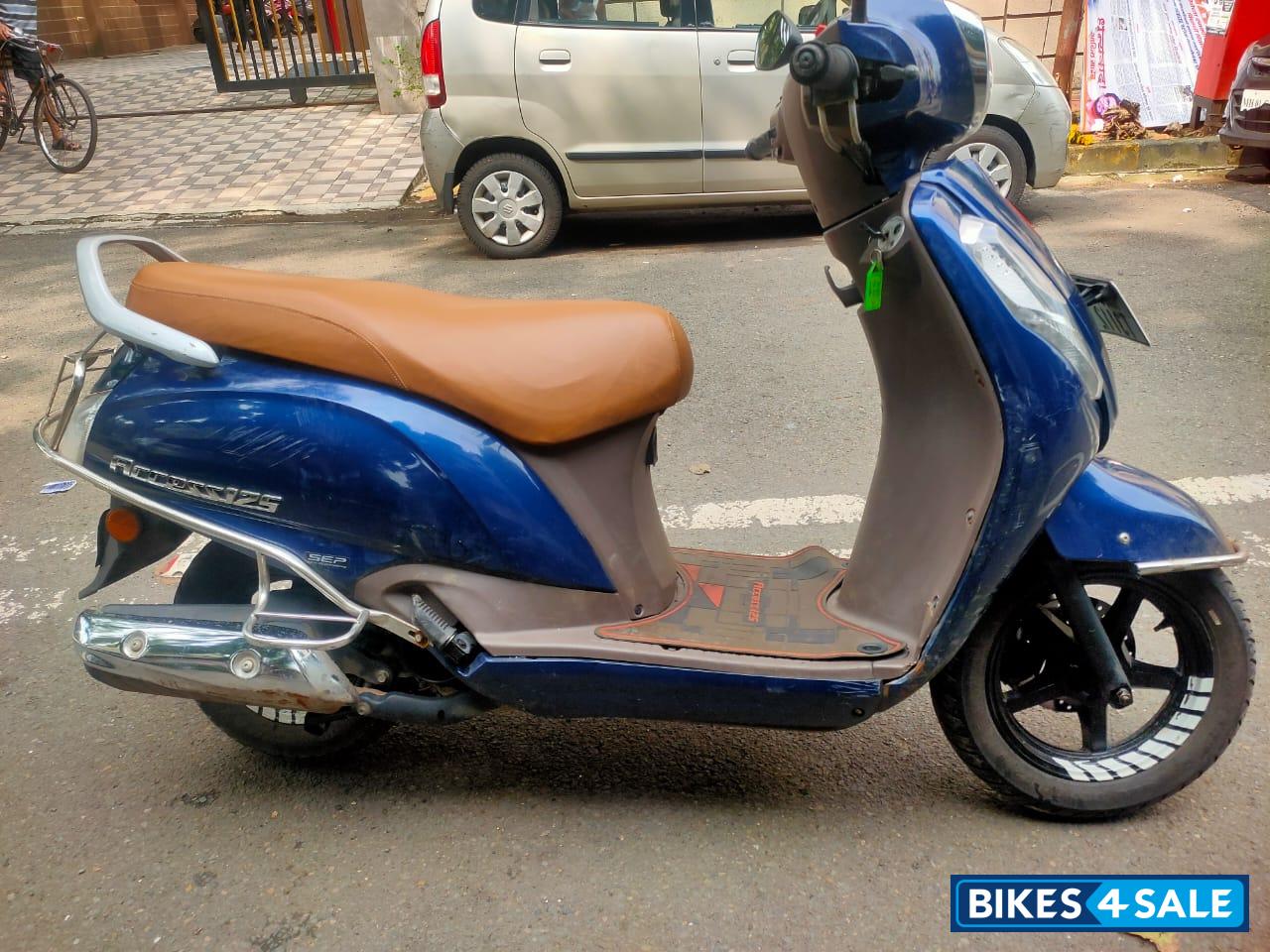 Blue Suzuki Access 125 Special Edition