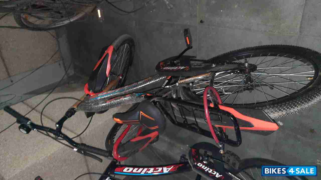 Black And Orange Bicycle Actino