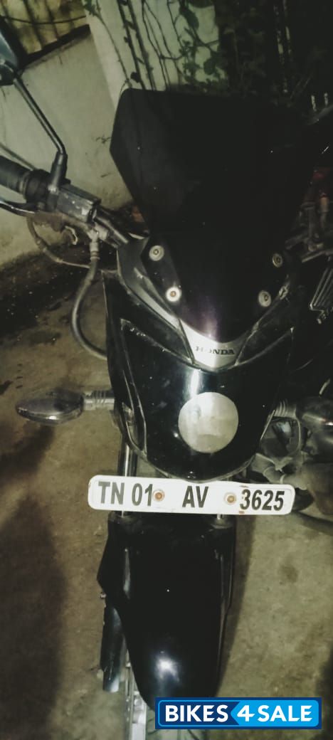 Black Honda CB Trigger