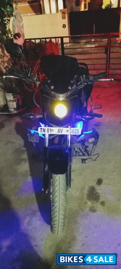 Black Honda CB Trigger