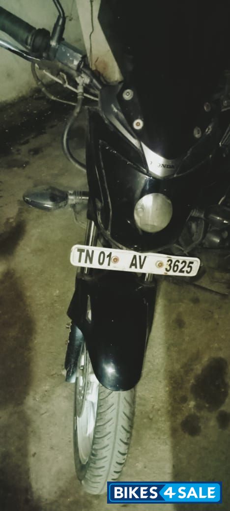 Black Honda CB Trigger