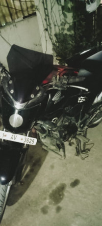 Black Honda CB Trigger
