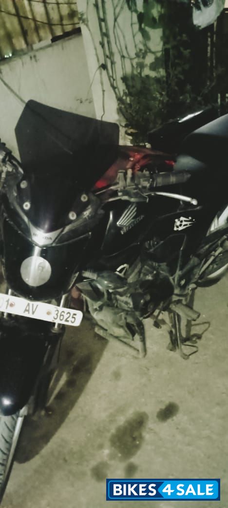 Black Honda CB Trigger