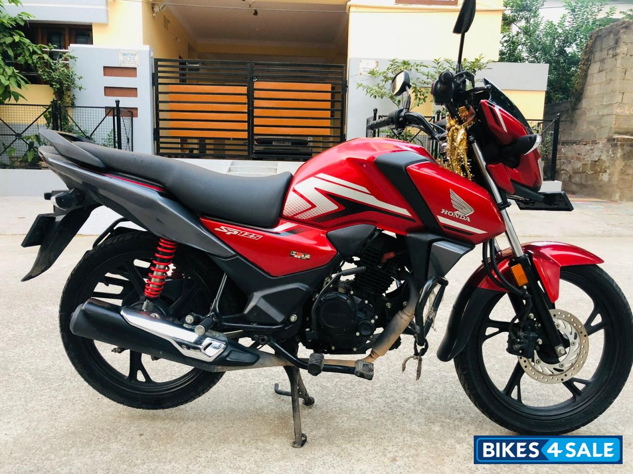 Black And Red Honda SP 125 BSVI