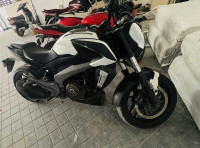 White Bajaj Dominar 400