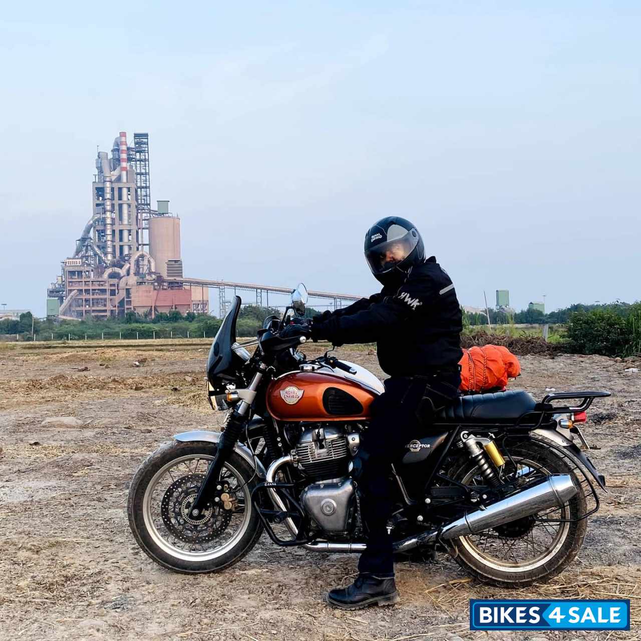 Orange Crush Royal Enfield Interceptor 650 Twin