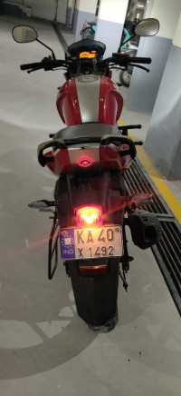 Red Yamaha FZ-S