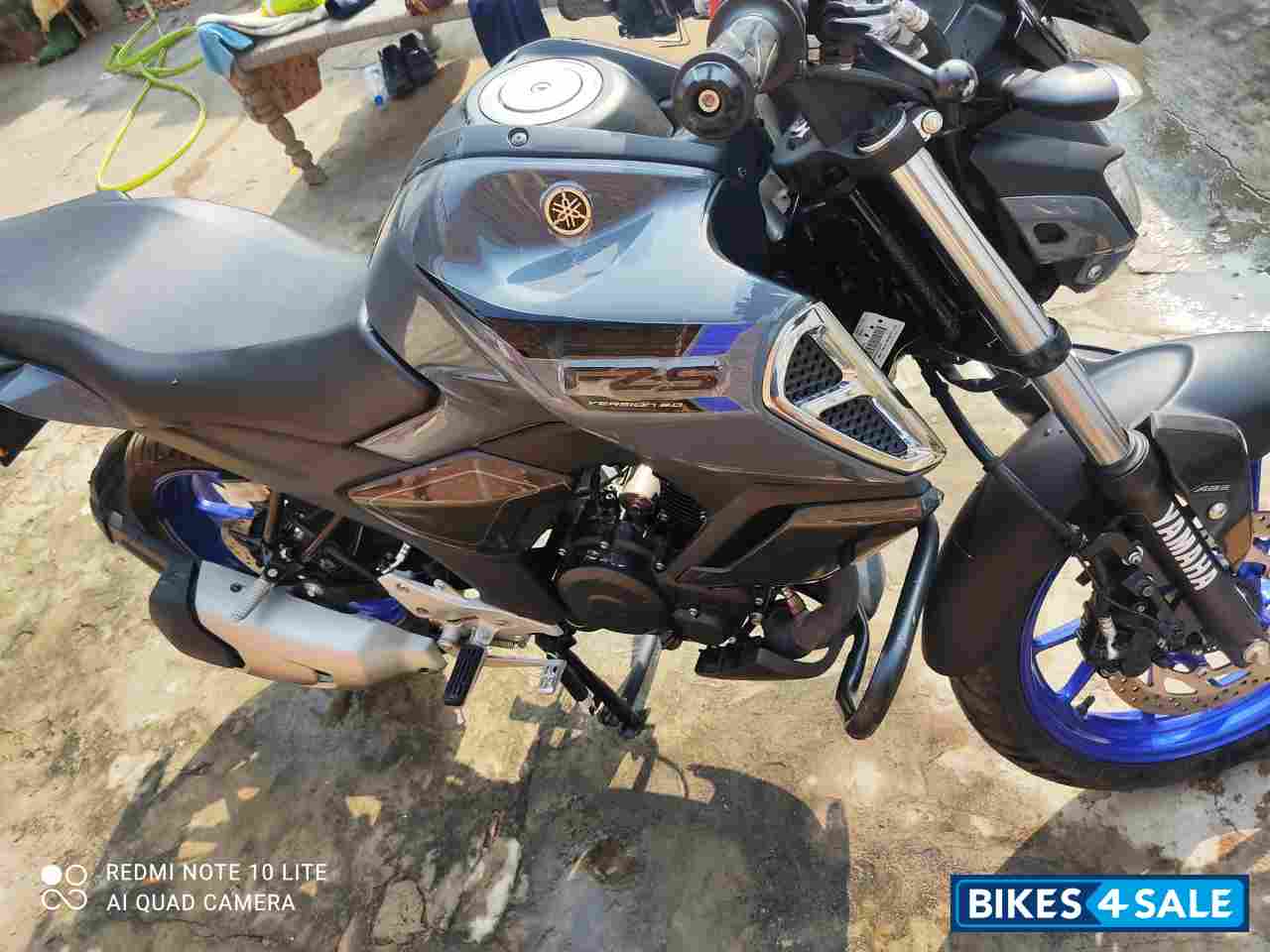 Grey Metallic Yamaha FZ-S FI V3