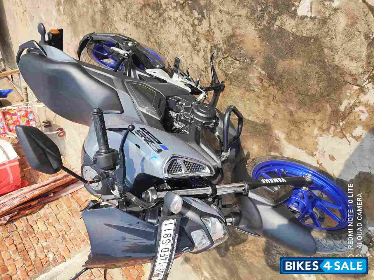 Grey Metallic Yamaha FZ-S FI V3