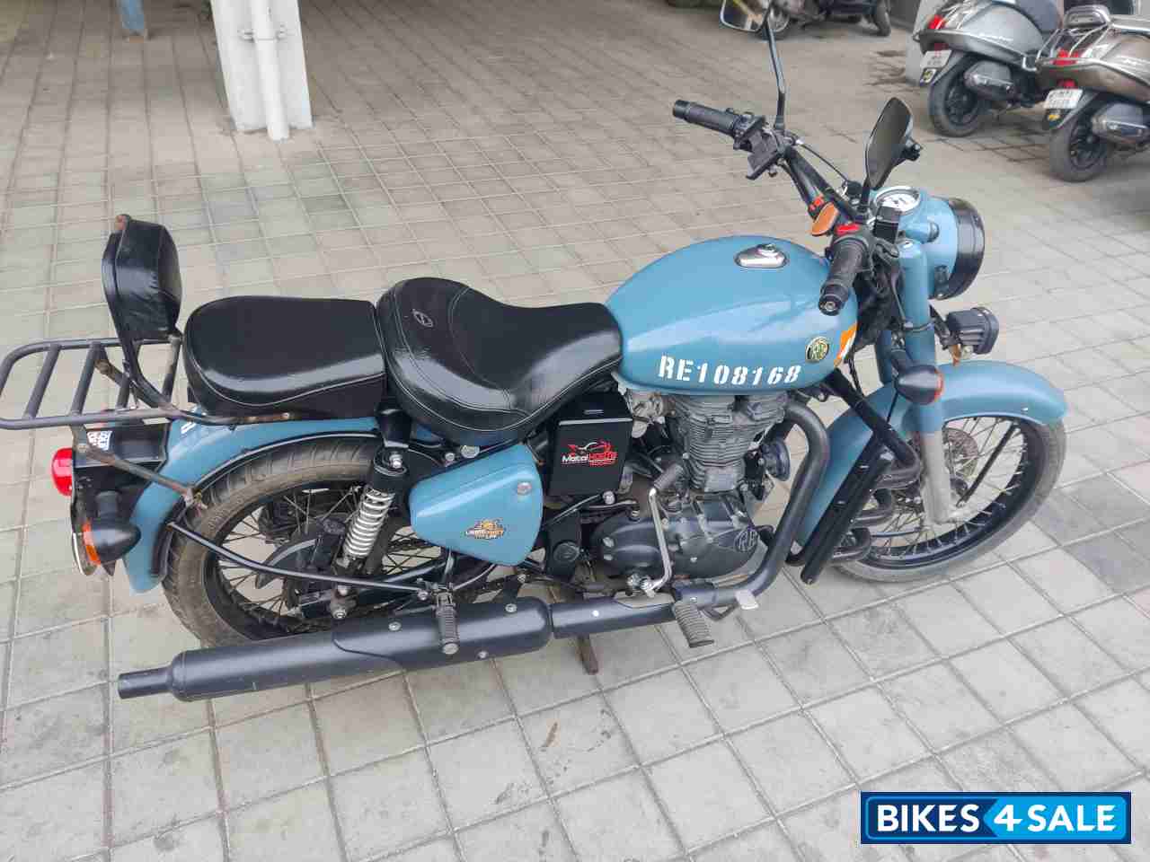 Airborne Blue Royal Enfield