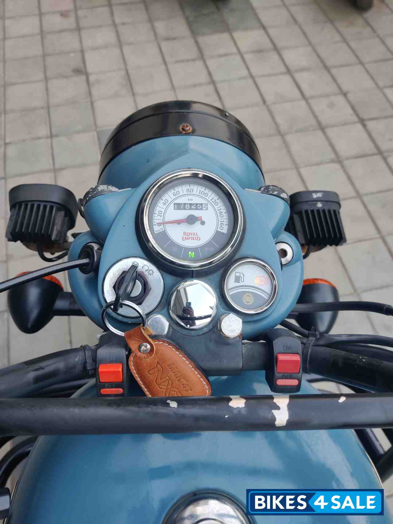 Airborne Blue Royal Enfield