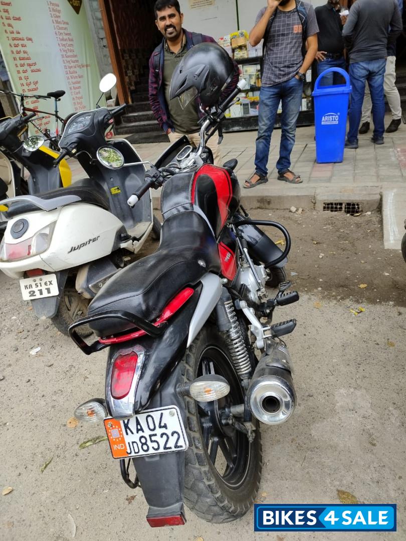 Back And Red Bajaj V15