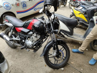 Back And Red Bajaj V15